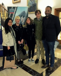 Saul and partners at LBS networking event